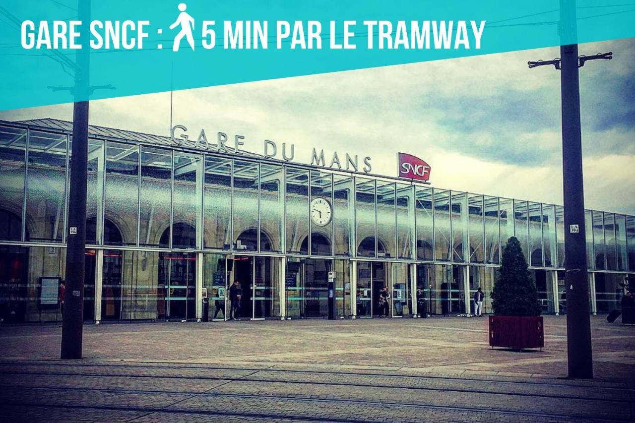 Tramway 12 Rdc Jaures Cosy Proche Gare Apartman Le Mans Kültér fotó